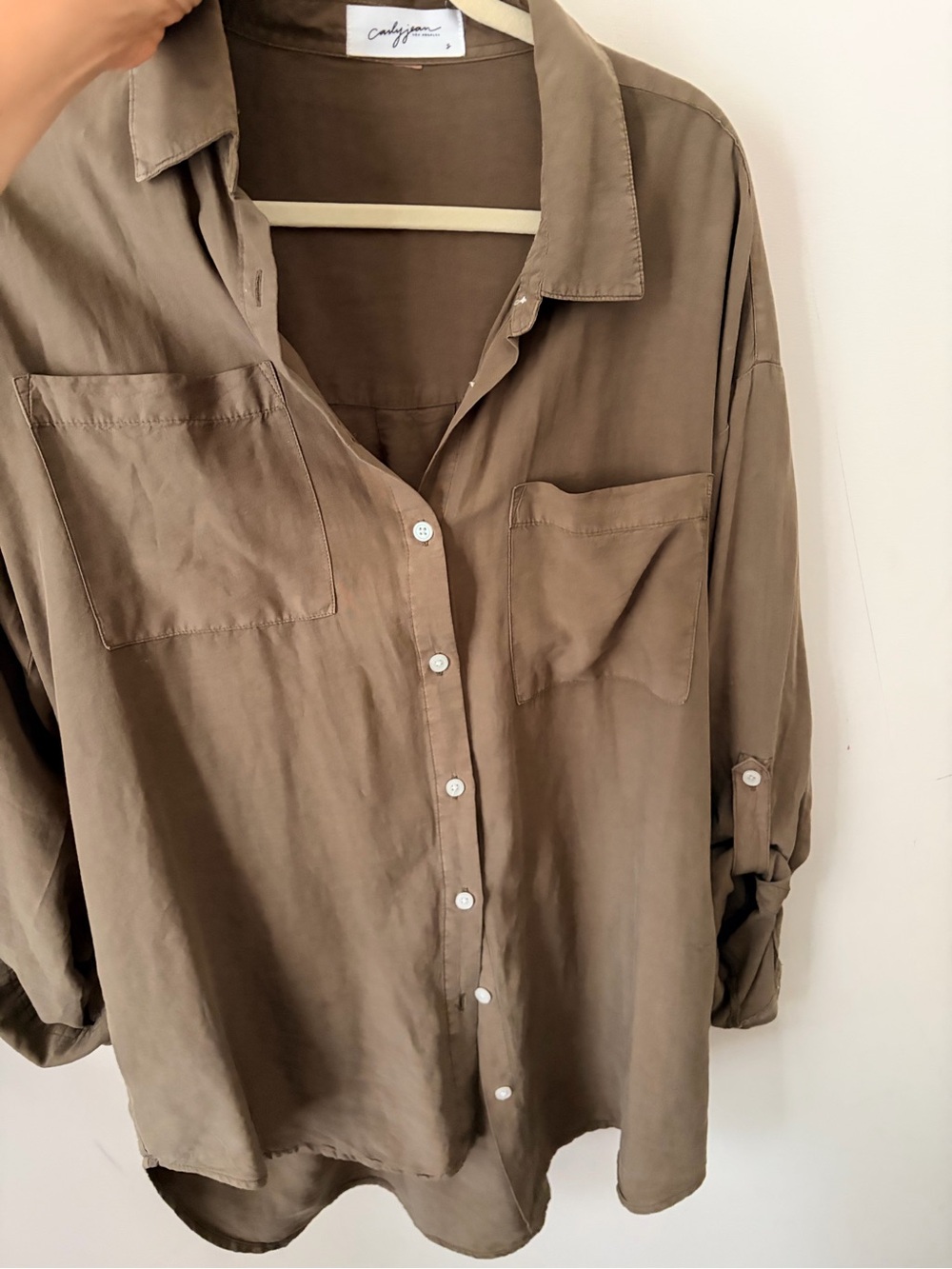 CJLA Eli (?)  Olive Button-Down